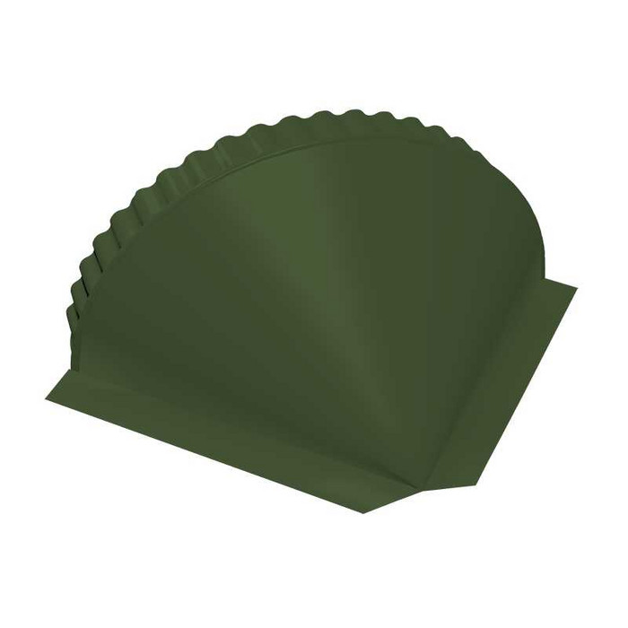 Заглушка конусная GreenCoat Pural BT RR 11 темно-зеленый (RAL 6020 хромовая зелень) - фото №1