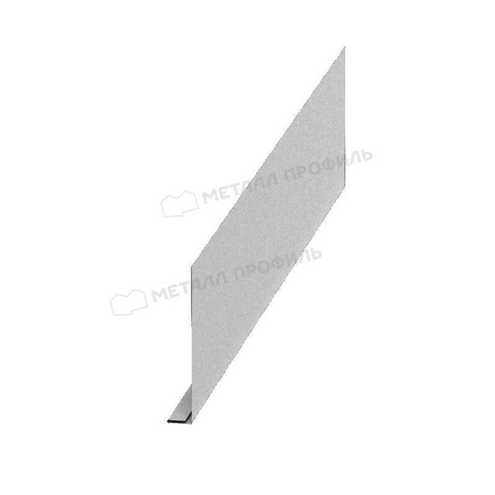 Планка карнизного свеса 250х50х2000 (ПЭ-01-9003-0.45) - фото №1